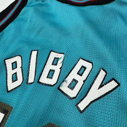 90s VTG Kids Champion Grizzlies #10 Bibby Basketball Jersey S(8)