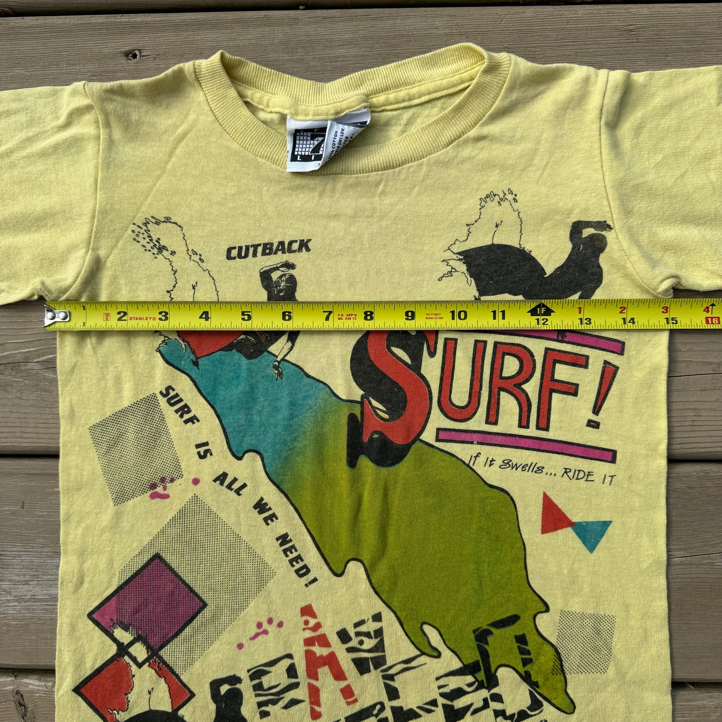 90s Kids All Over Print Speed Limit Seventy Surf T-Shirt 10-12Y