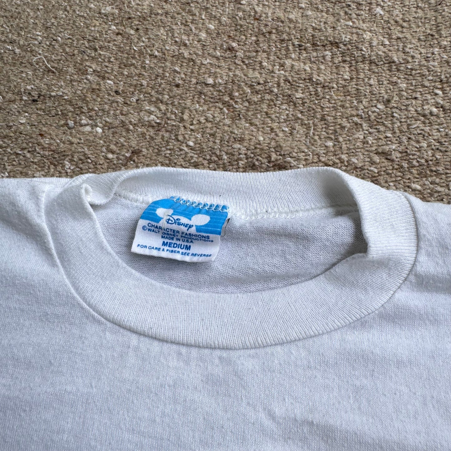 80s 90s Kids Toddler Vintage Mickey Mouse Club Single Stitch White Short Sleeve T-Shirt M 2Y 3Y 4Y Made in USA