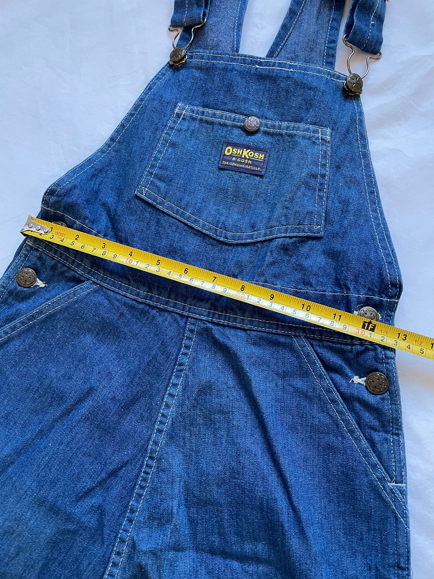 70s/80s Youth Vintage Oshkosh Denim Dress Size 12