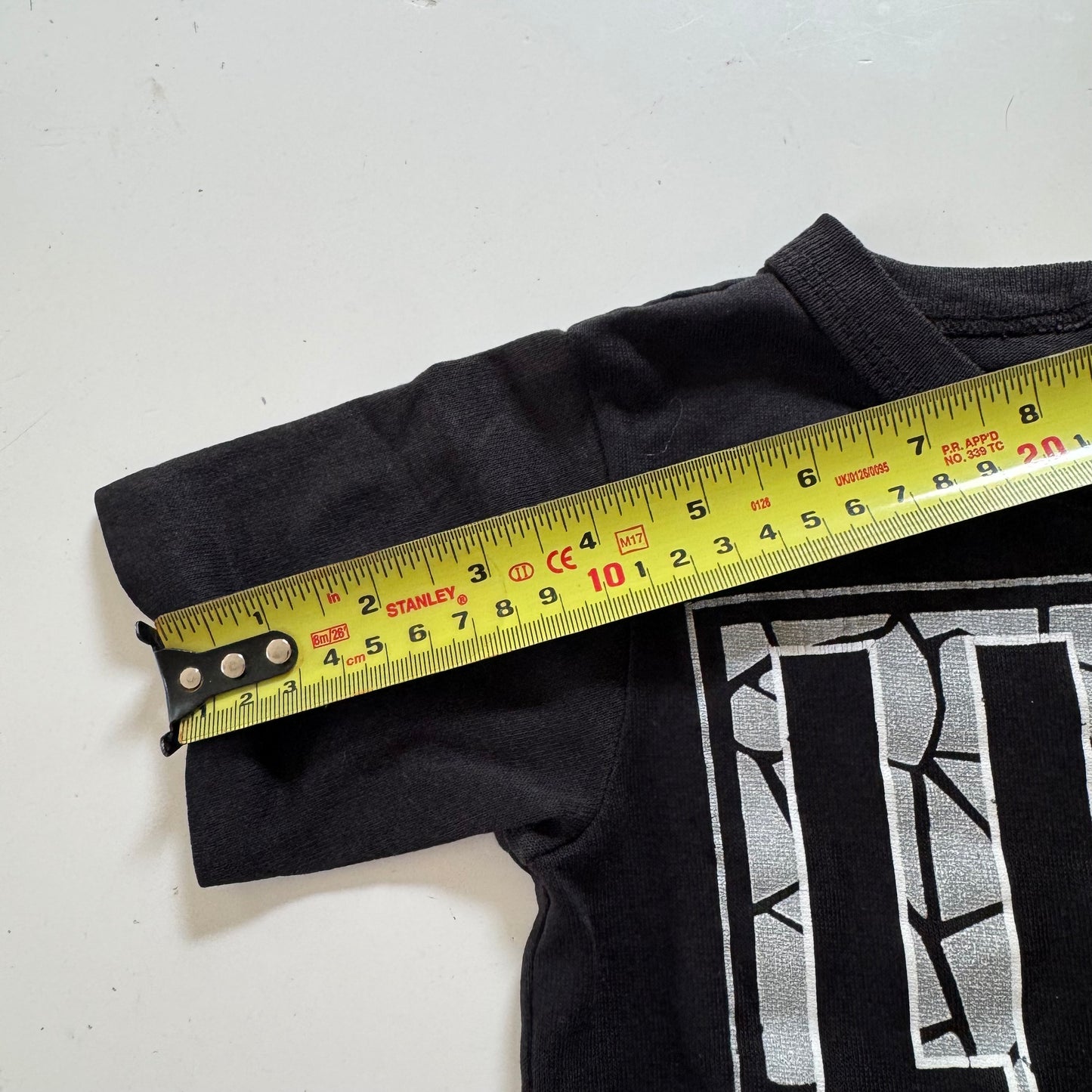 Early 1990s Kids Toddler Vintage MLB SOX Line Drive Black Short Sleeve T-Shirt 2Y 3Y