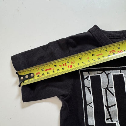 Early 1990s Kids Toddler Vintage MLB SOX Line Drive Black Short Sleeve T-Shirt 2Y 3Y