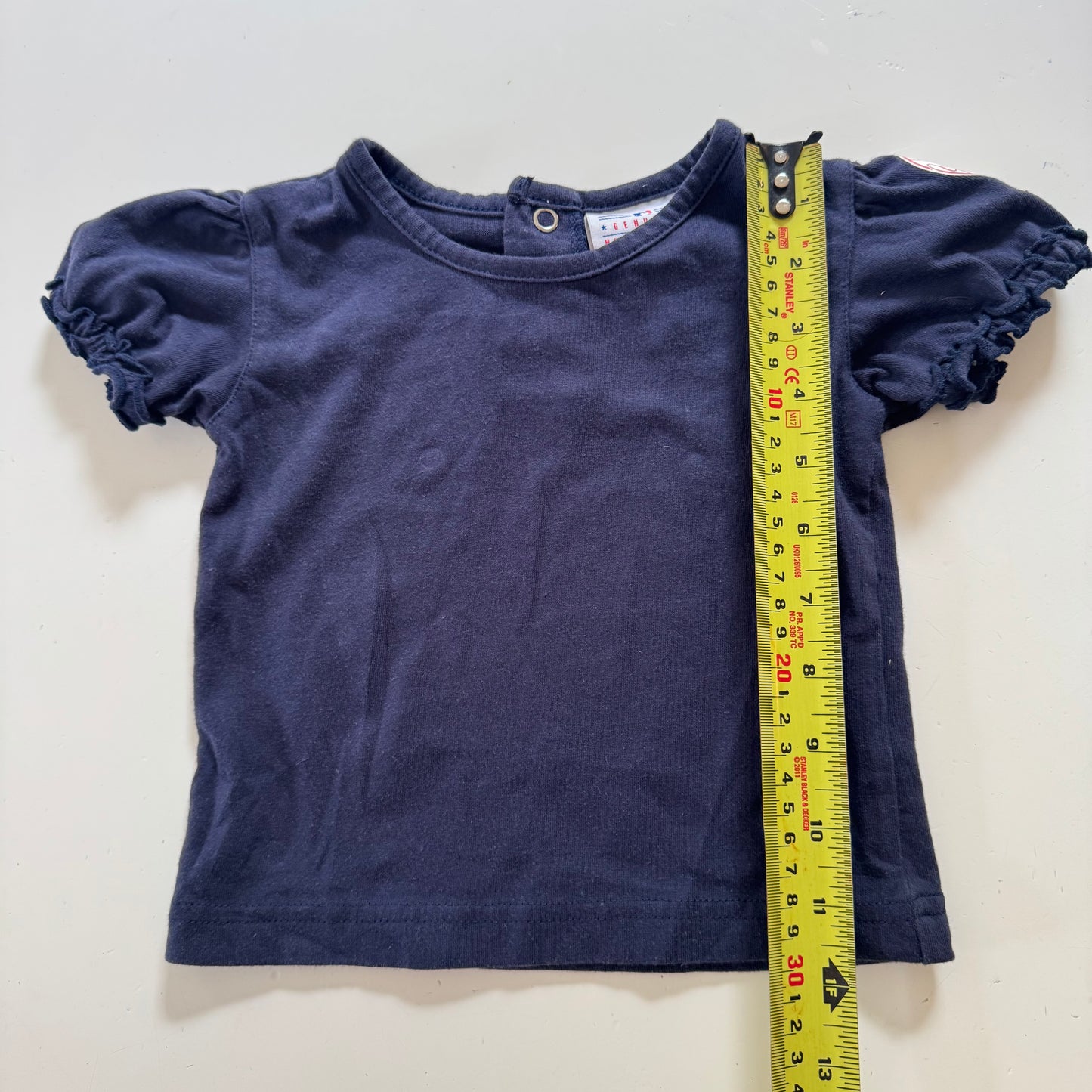 2000s Kids Girls Toddler 2 Piece  Set MLB New York Yankees Adjustable Strap Khaki Dress Baseball Pattern With Short Sleeve Navy T-Shirt 18 m