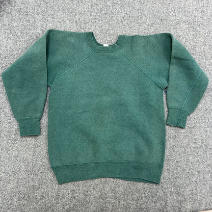 60s Vintage Kids Shingwauk Village Green Sweat 10-12Y