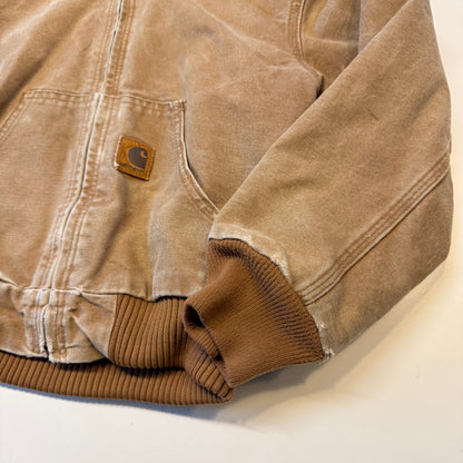 2006 Kids Vintage Carhartt Brown Hooded Active Lined Thick Hooded Jacket /M/ 8Y