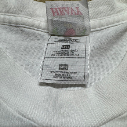 90s Kids Teen Vintage Muppet Treasure Island Jim Henson White Single Stitch Short Sleeve 100% Cotton T-Shirt 14/16Y