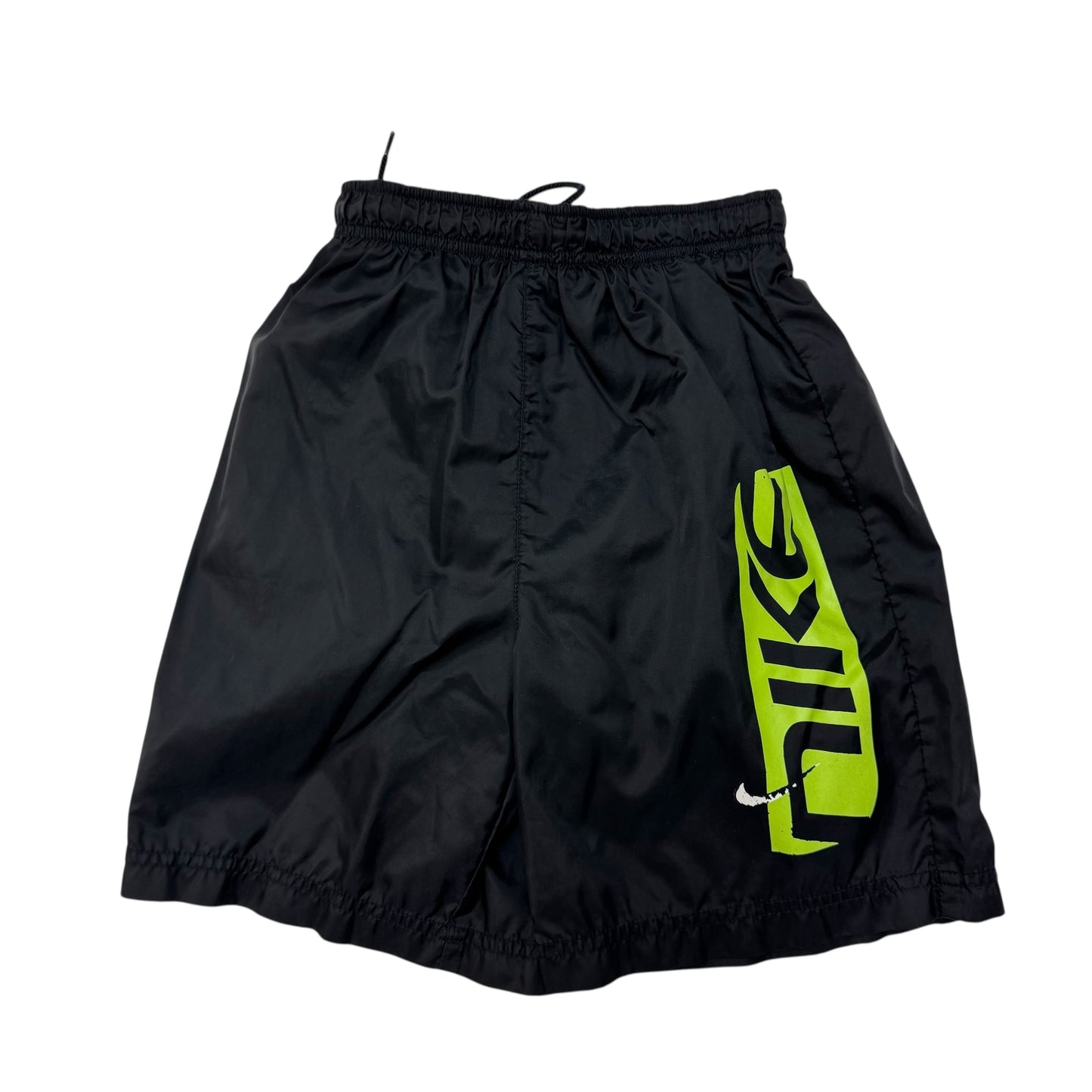 90s 2000s Kids Vintage Nike Black Lined Swim Short With Pockets Small