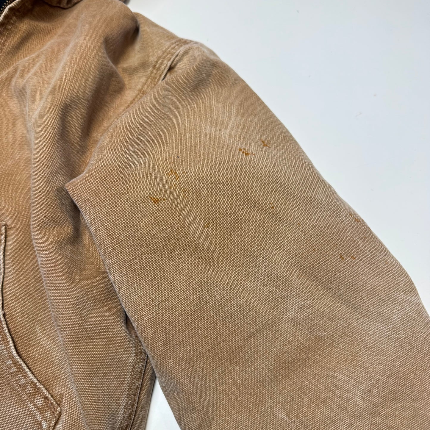 2005 Kids Active Brown Carhartt Lined Thick Warm Hooded Jacket M 8Y