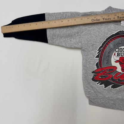 Early 90s Kids Toddler Vintage Two Tone NBA Chicago Bulls Long Sleeve Sweatshirt 4Y