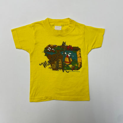 80s Kids Toddler Vintage Montana USA Graphic Souvenir Tshirt / 18m 24m 1y 2T