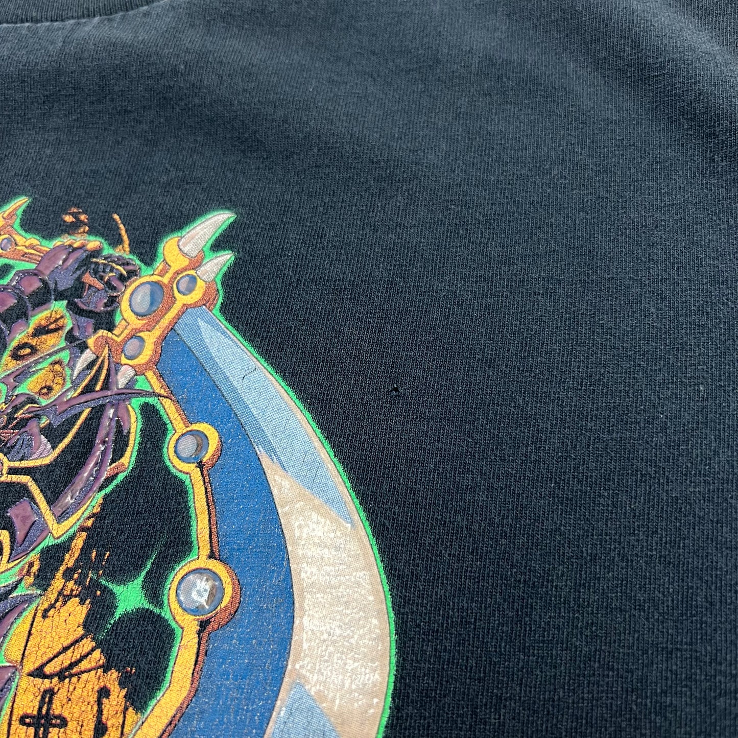 90s Kids Vintage Yu-Gi-Oh! Enter the Shadow Realm Black T-shirt L