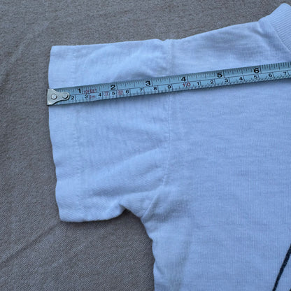 60s 70s Kids Vintage Rare  Batman and Robyn White Single Stitch T-Shirt 3Y 4Y 5Y Baby Tee