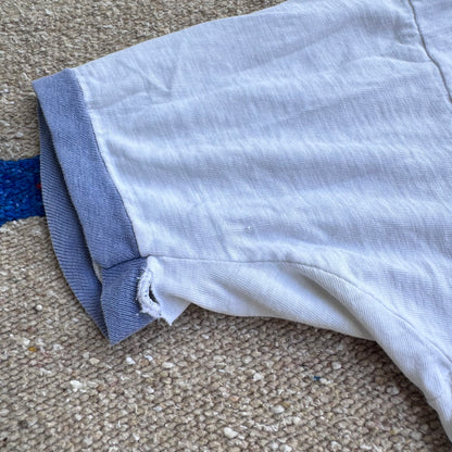 70s 80s Kids Teen Vintage Walt Disney Mickey Crest Shield Short Sleeve T-Shirt 10Y 11Y 12Y