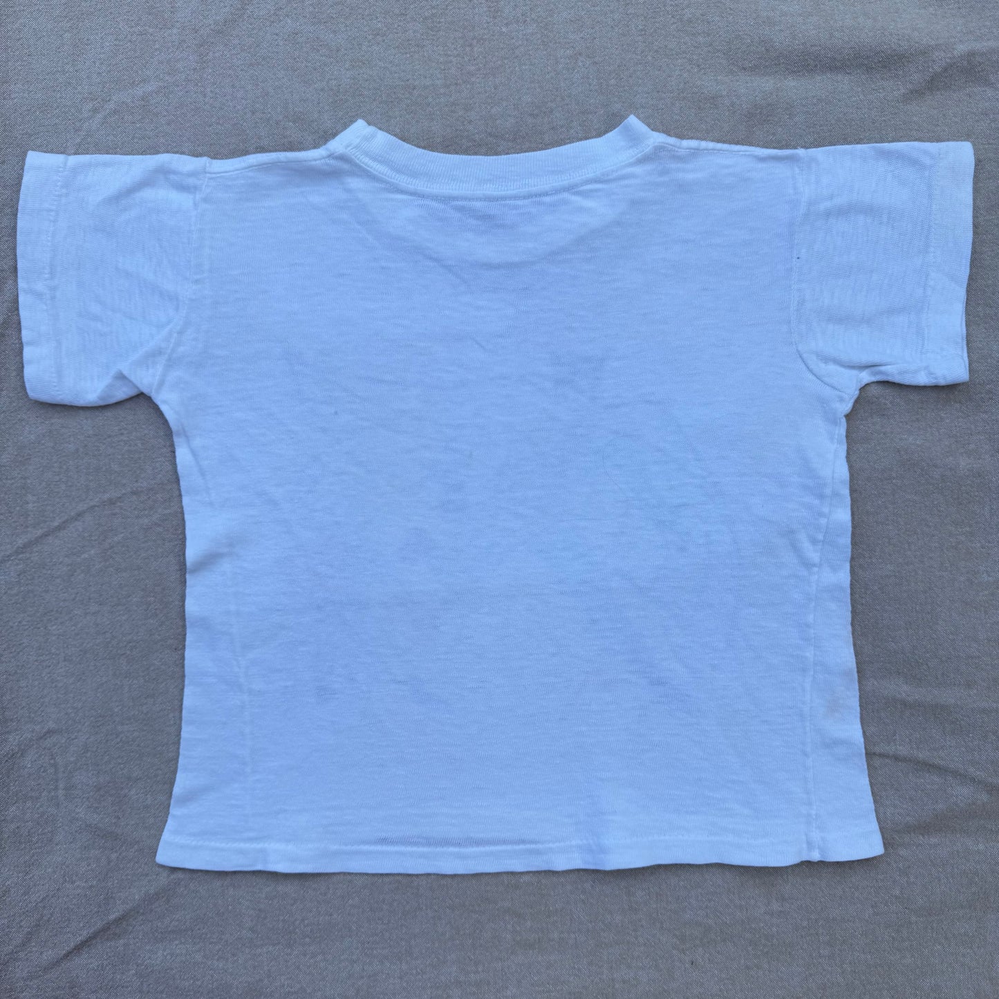 60s 70s Kids Vintage Rare  Batman and Robyn White Single Stitch T-Shirt 3Y 4Y 5Y Baby Tee