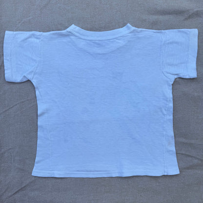 60s 70s Kids Vintage Rare  Batman and Robyn White Single Stitch T-Shirt 3Y 4Y 5Y Baby Tee