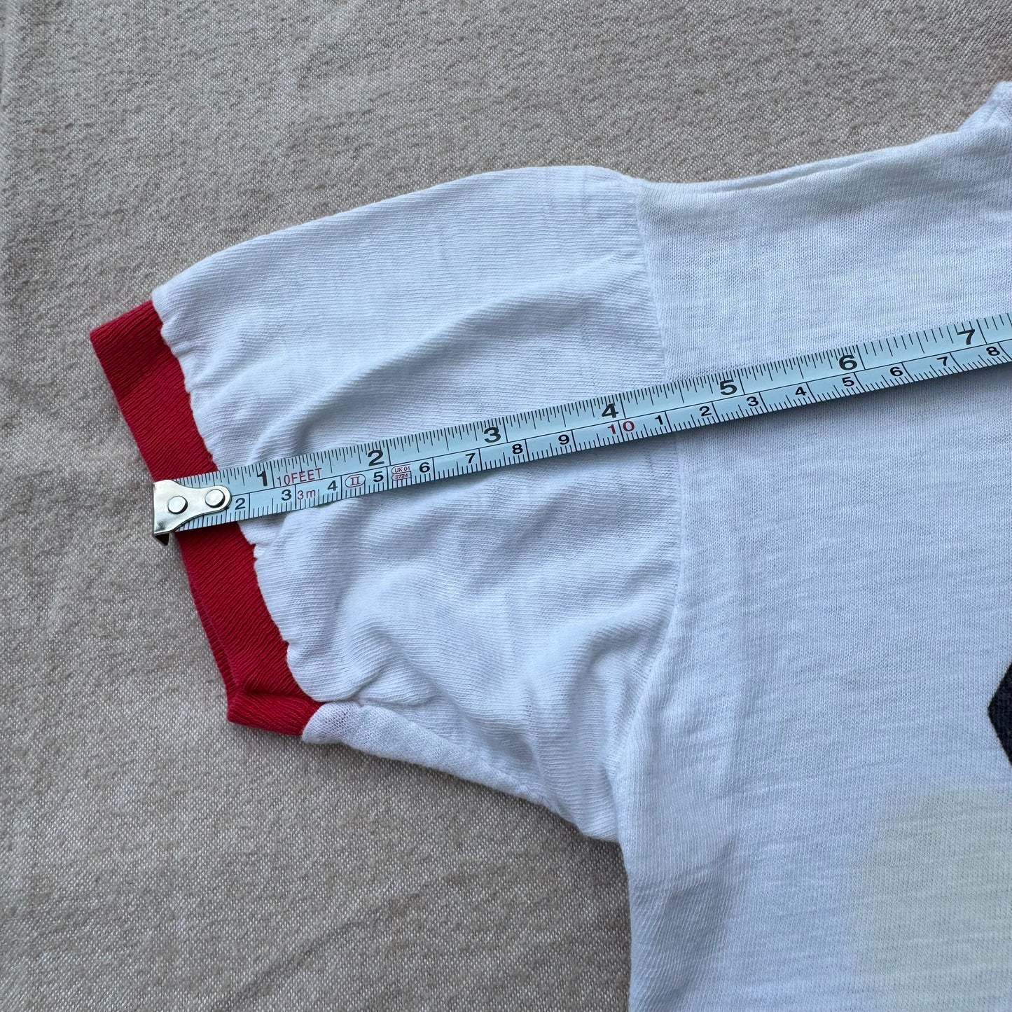 60s Kids Vintage Rare Superman Big Logo White Short Sleeve T-Shirt 4Y 5Y 6Y