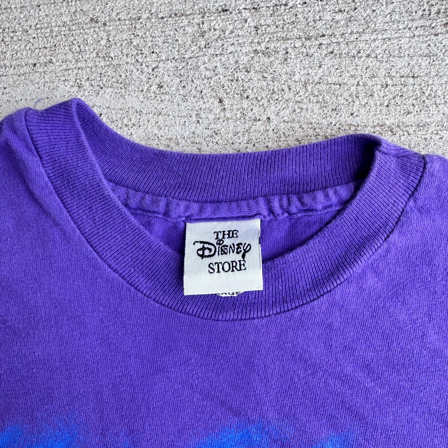 90s Kids Vintage Disney’s Pocahontas Purple Single Stitch 100% Cotton Short Sleeve T-Shirt Made In USA L 8Y 9Y 10Y