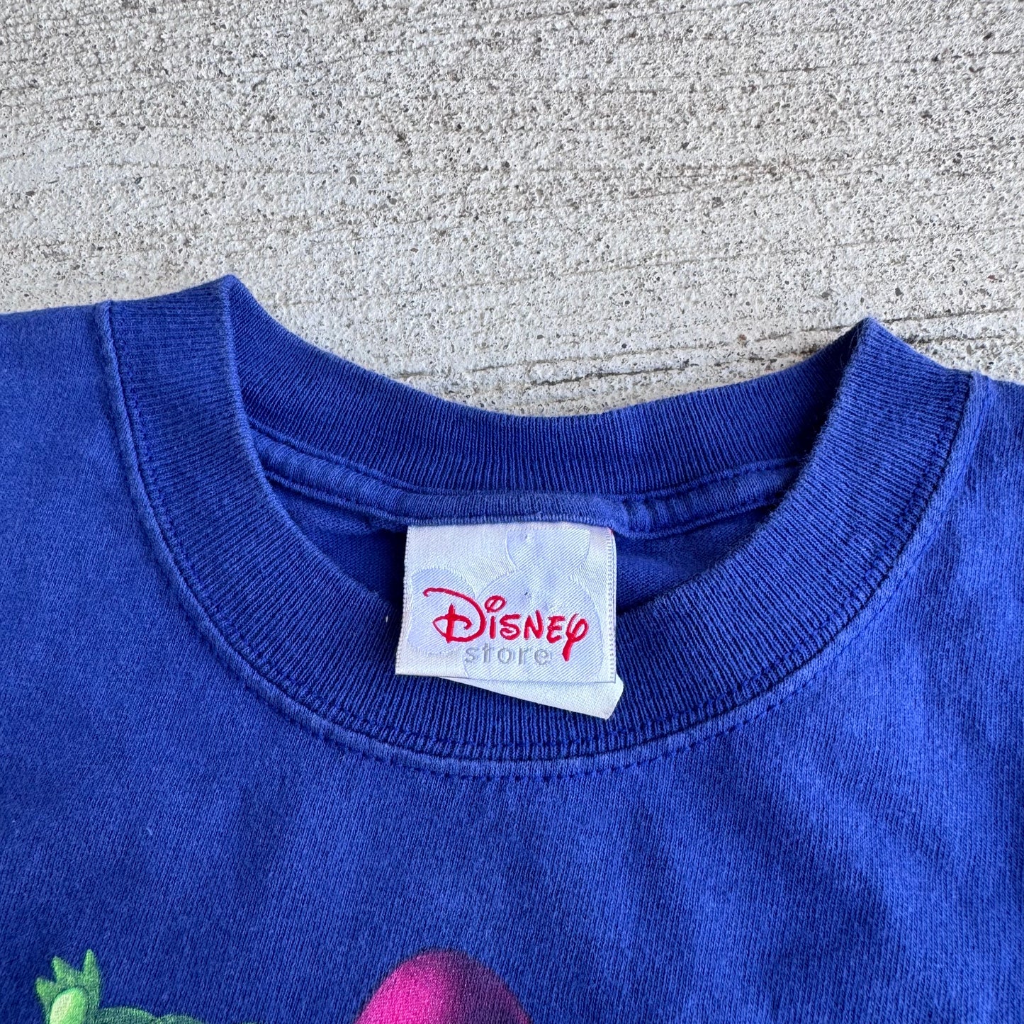 Early 2000s Kids Toddler Vintage Disney’s Captain Hook Adventures Blue 100% Cotton Short Sleeve T-Shirt Made In USA XS 3Y 4Y 5Y
