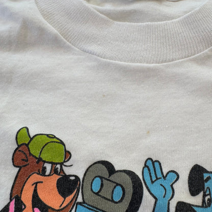 1990 Kids Toddler Vintage Universal Studios Florida Cartoon Character White Single Stitch Short Sleeve T-Shirt 2Y 3Y 4Y
