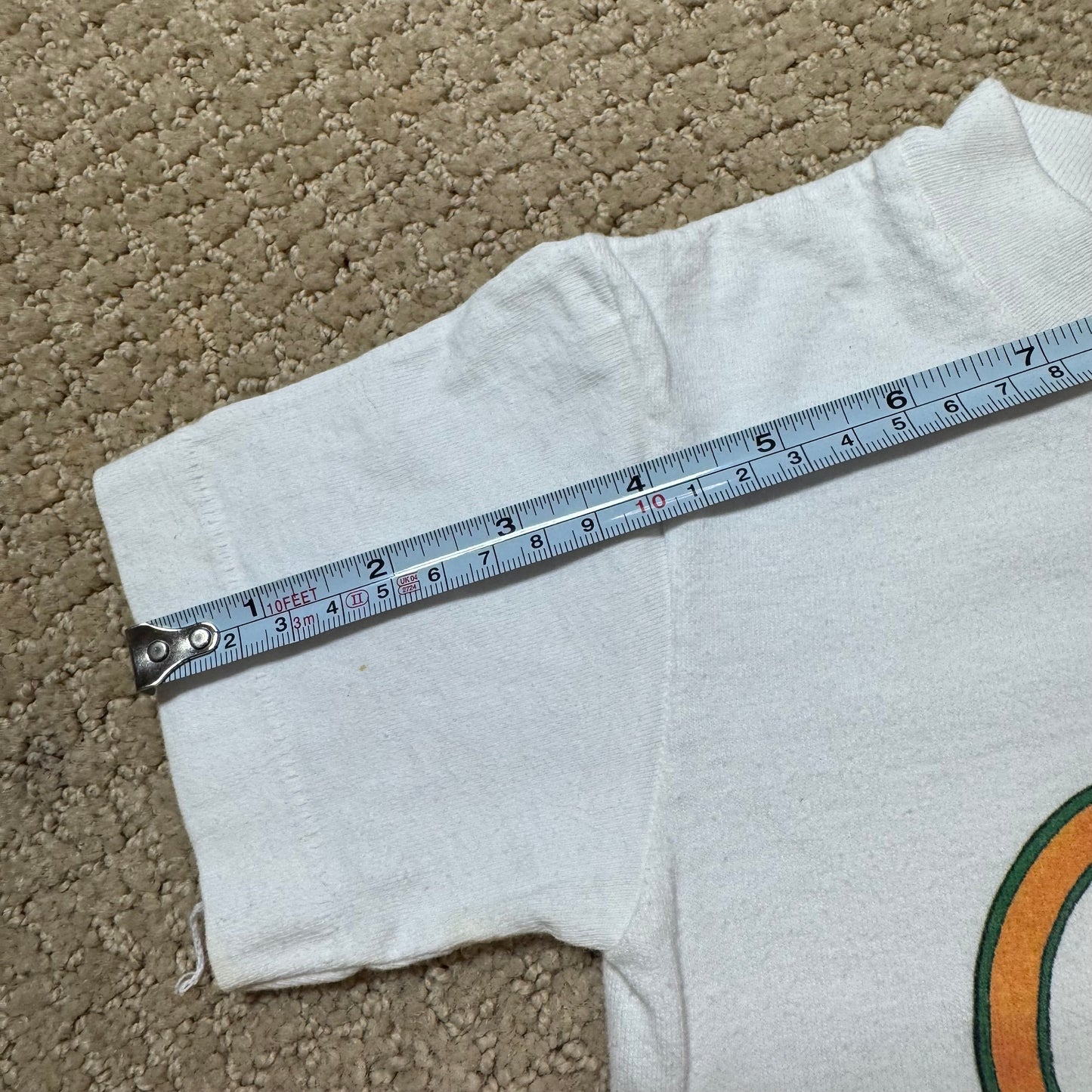 80s Kids Toddler Vintage Cowgirl Western Print White Single Stitch Short Sleeve T-Shirt 100% Cotton XS 4Y 5Y Baby Tee Made in USA