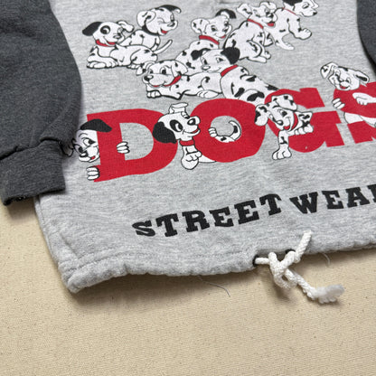 90s Kids Toddler Vintage Bootleg Dalmatian Polo Gray Sweatshirt / 4T 5T 6y