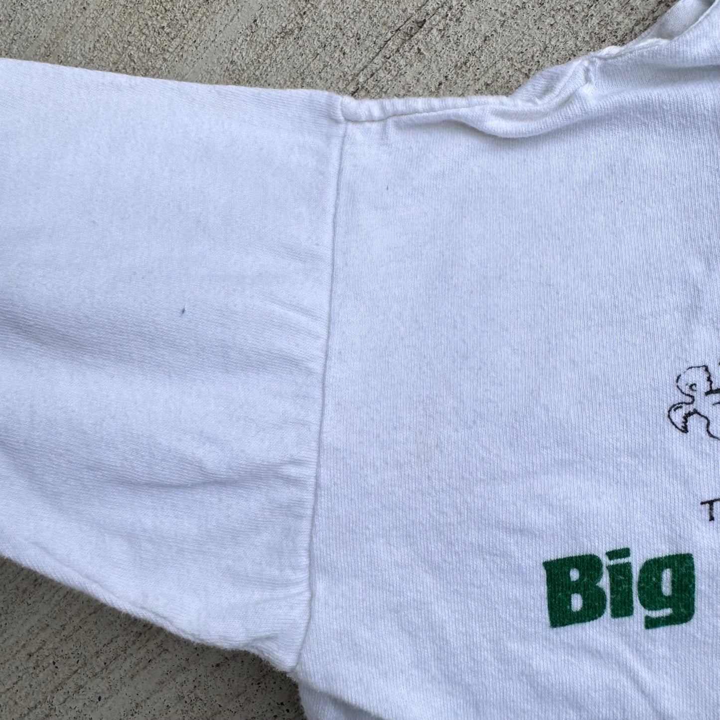 80s Kids Vintage Champion Grit Big Frog In Small Towns 100 % Cotton T-Shirt L Baby Tee Made In USA