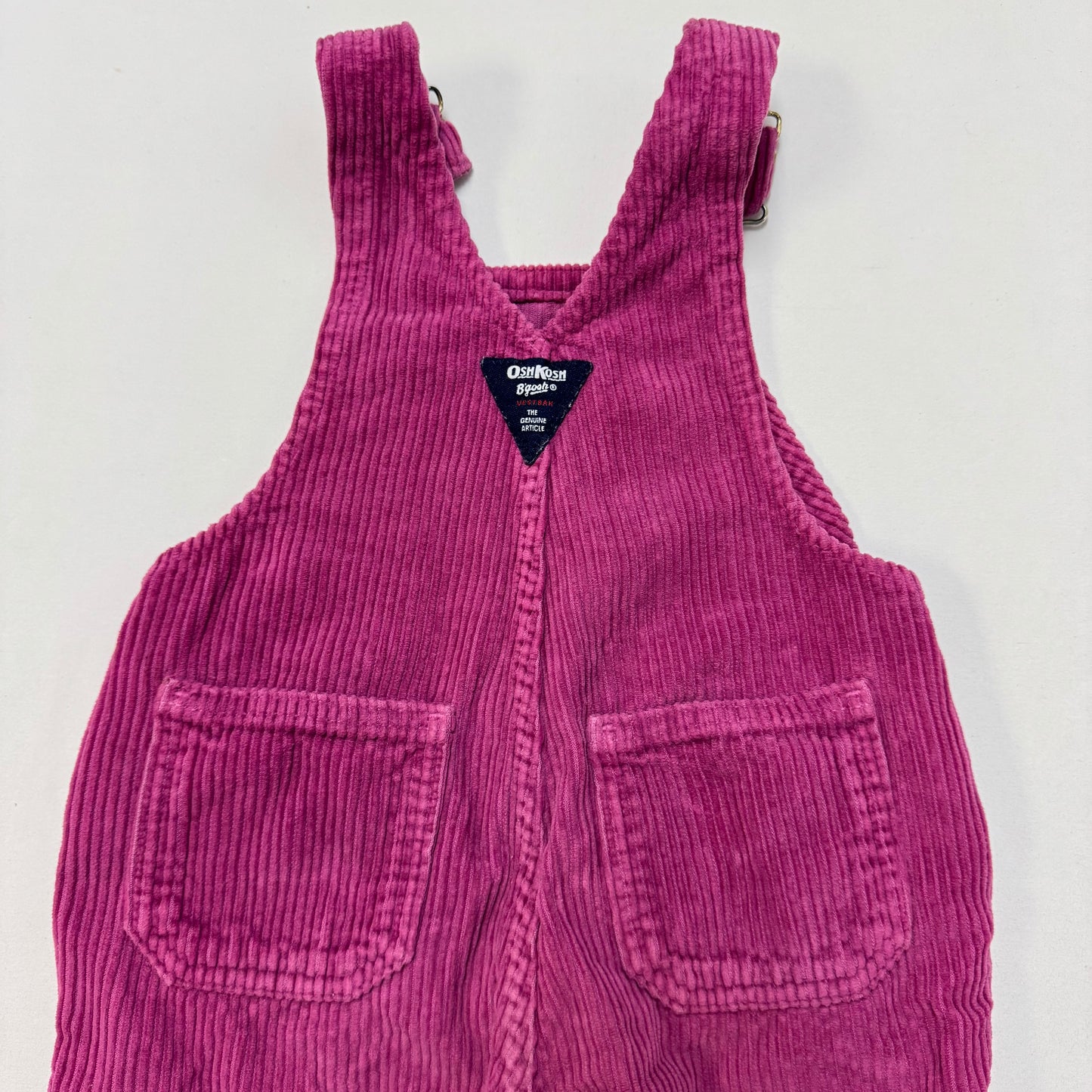 2000s Kids Toddler Infant Baby B’Gosh Oshkosh Purple Mauve Cordury Overall/18m/ Made in Canada