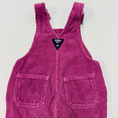 2000s Kids Toddler Infant Baby B’Gosh Oshkosh Purple Mauve Cordury Overall/18m/ Made in Canada