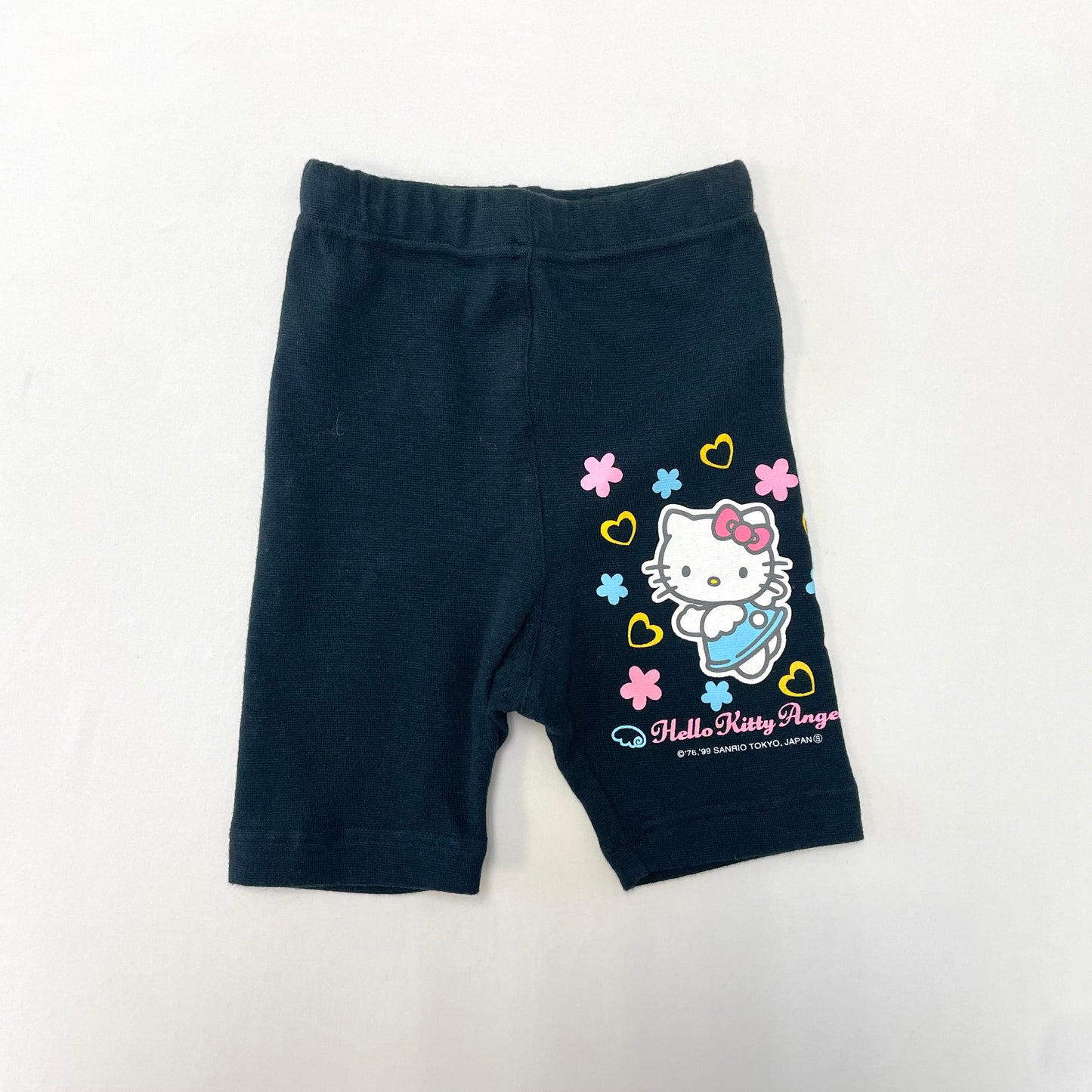 90s 1999 Kids Toddler Vintage Deadstock NWT Sanrio Hello Kitty Graphic Tshirt Biker Shorts 2 Piece Set / Size 100, 3y 4y