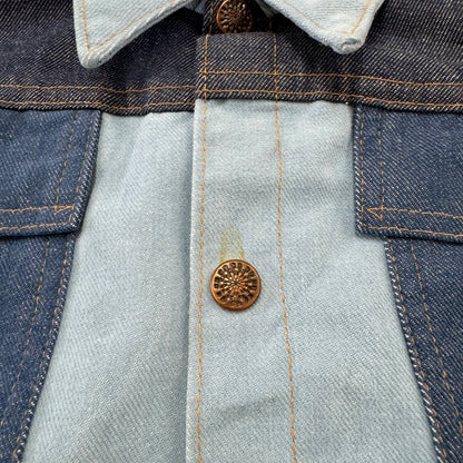 70s Vintage Kids Sears Multicoloured Jean Jacket