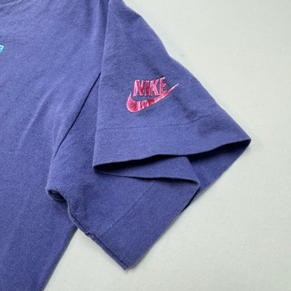 90s Kids Vintage Nike Michael Jordan Purple Short Sleeve Single Stitch T-Shirt  S 8Y Made in USA