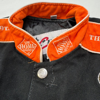 Kids Chase Authentics NASCAR   Home Depot Snap Jacket M 5Y 6Y