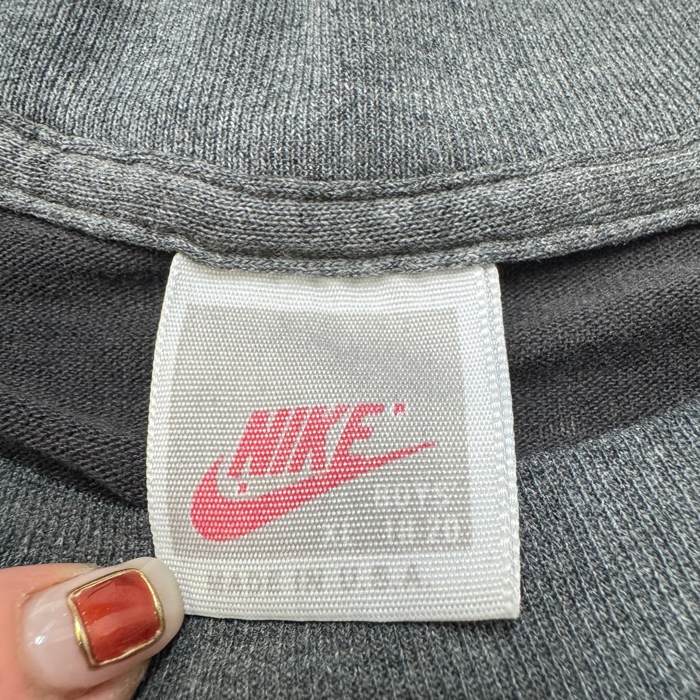 90s Kids Vintage Nike Michael Jordan 23 Jumpman Black Single Stitch Short Sleeve T-Shirt XL 18-20Y Made in USA