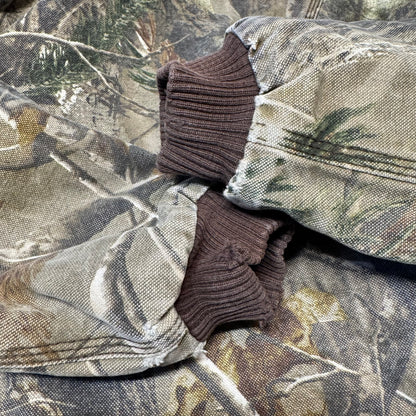 2000s Kids Youth Vintage Carhartt Camo Real Tree Hooded Active Lined Heavy Jacket / S/ 7y 8y