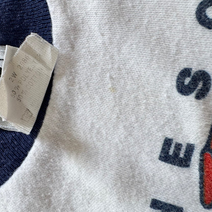 1988 Kids Baby Vintage Jog Togs Minnesota Twins MLB 50/50 White Short Sleeve T-Shirt 12m Made in USA