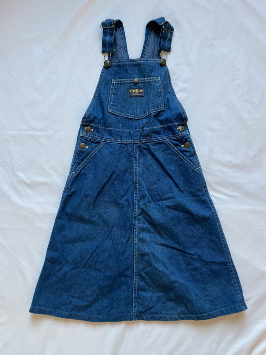 70s/80s Youth Vintage Oshkosh Denim Dress Size 12