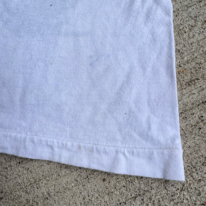 80s Kids Vintage Champion Grit Big Frog In Small Towns 100 % Cotton T-Shirt L Baby Tee Made In USA