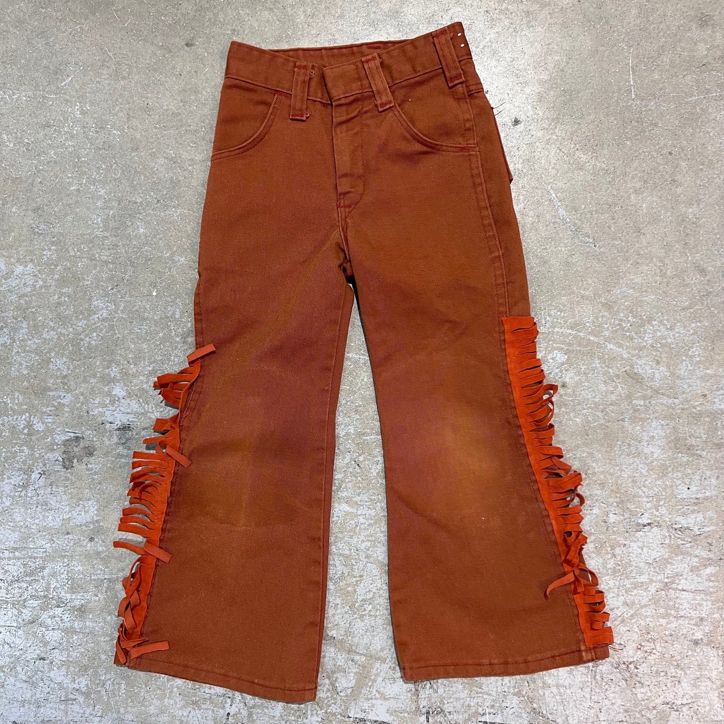 80s Vintage Kids Dickies Pant with Fringes