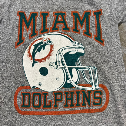 80s/90s Vintage Kids Miami Dolphins T-shirt 3-5y