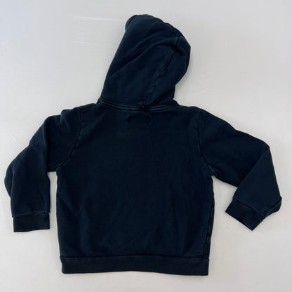 Kids KITH Black Cotton Sweatshirt With Hood Big Logo 7Y