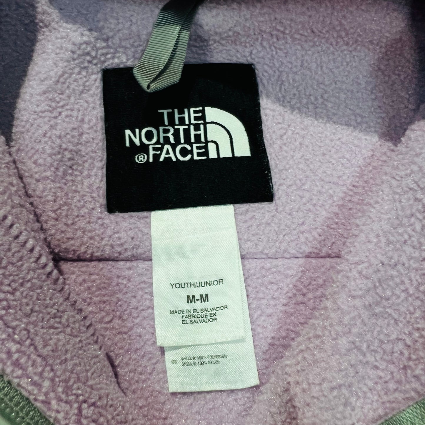 Kids The North Face Denali Lavender Light Purple Fleece M