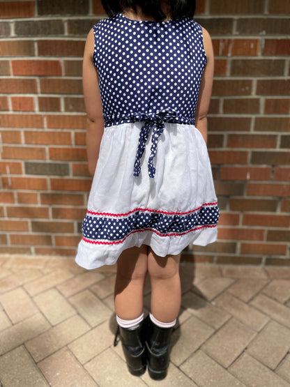 60s/70s Kids Vintage Cotton Dress