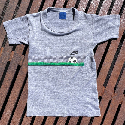 80s Blue tag kids Nike Soccer T-shirt