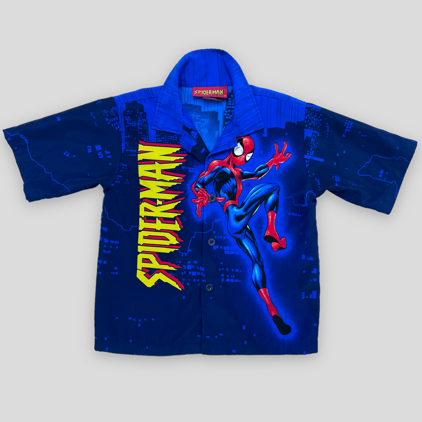 2003 スパイダーマン キャンプ シャツ