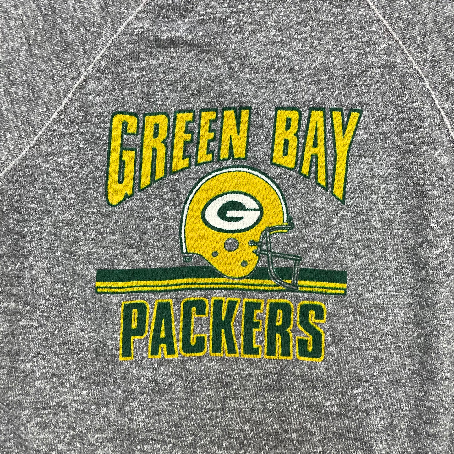 80s Youth Green Bay Packers Raglan Sweatshirt