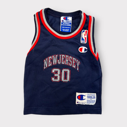 90s New Jersey Nets Kerry Kittles "30" Champion jersey Toddler size