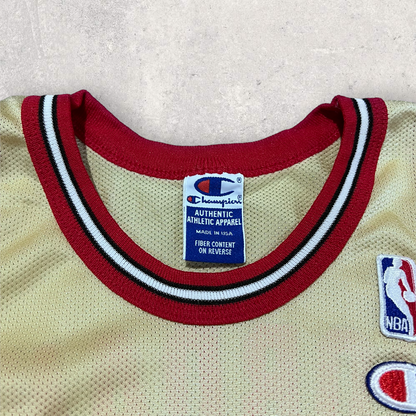 90s champion Chicago Bulls “23” Michael Jordan Gold jersey