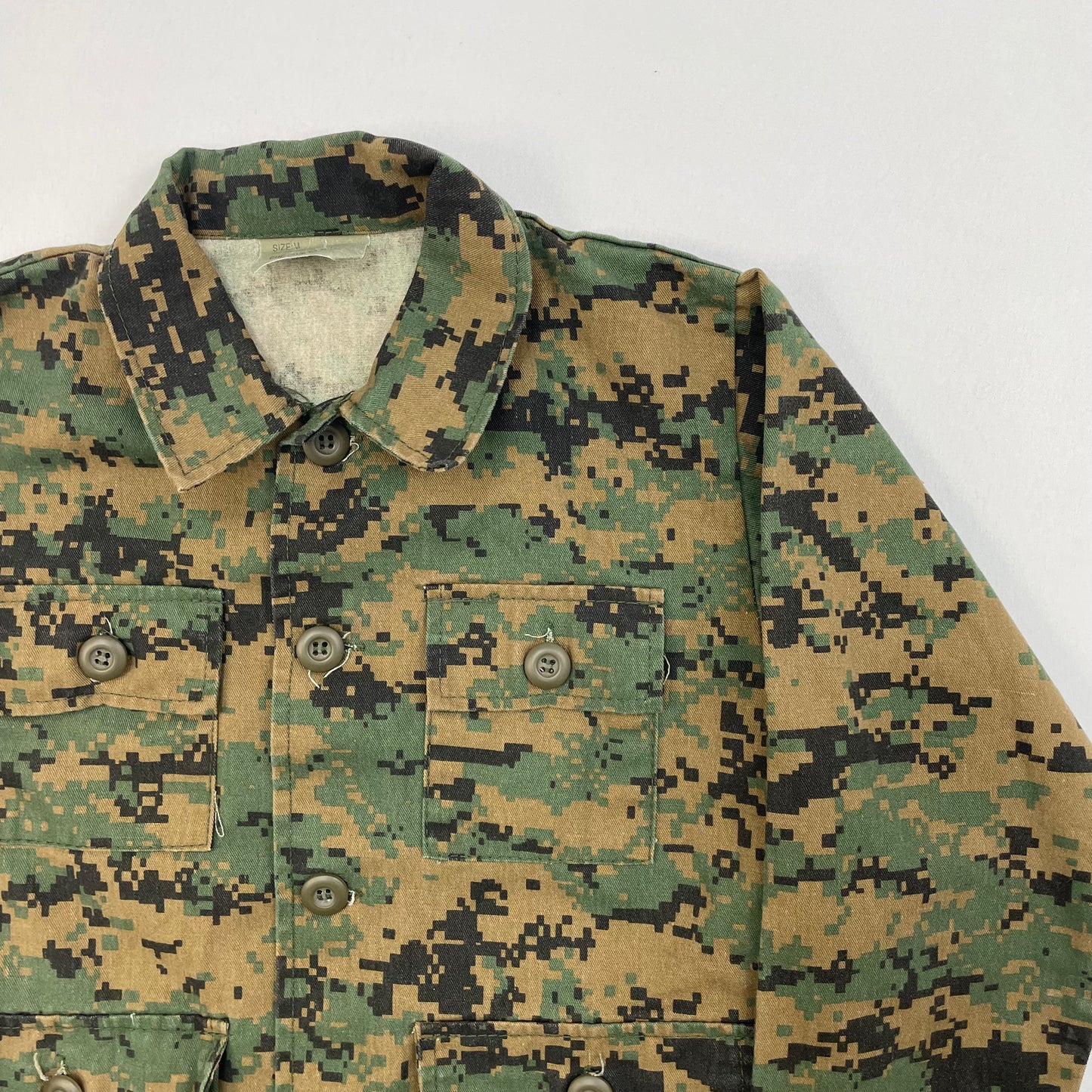 digital camouflage pattern jacket